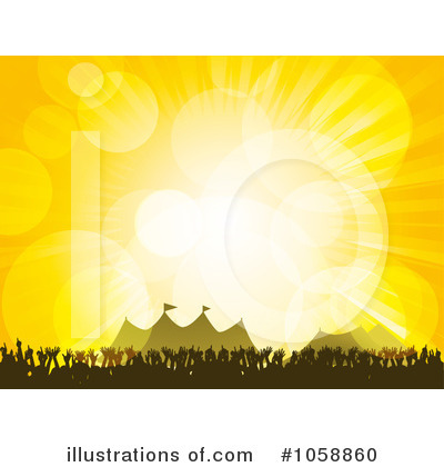 Royalty-Free (RF) Concert Clipart Illustration by elaineitalia - Stock Sample #1058860