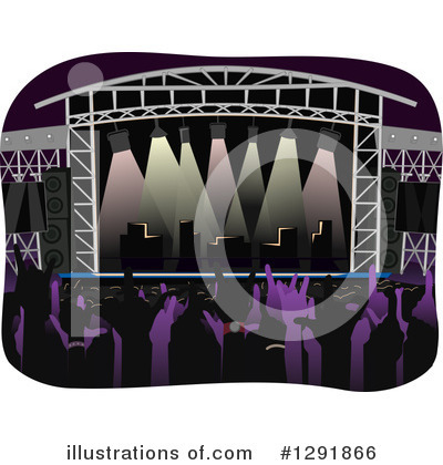 Royalty-Free (RF) Concert Clipart Illustration by BNP Design Studio - Stock Sample #1291866
