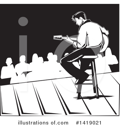 Musician Clipart #1419021 by David Rey