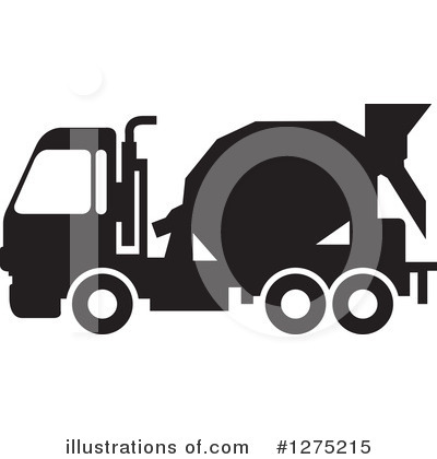 Royalty-Free (RF) Concrete Mixer Clipart Illustration by Lal Perera - Stock Sample #1275215