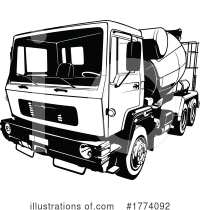 Royalty-Free (RF) Concrete Mixer Clipart Illustration by dero - Stock Sample #1774092