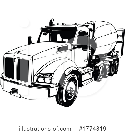 Royalty-Free (RF) Concrete Mixer Clipart Illustration by dero - Stock Sample #1774319