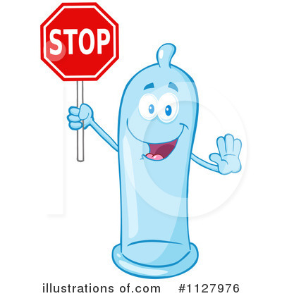 Royalty-Free (RF) Condom Clipart Illustration by Hit Toon - Stock Sample #1127976