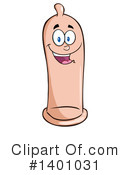 Condom Mascot Clipart #1401031 by Hit Toon