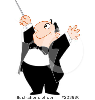 Royalty-Free (RF) Conductor Clipart Illustration by yayayoyo - Stock Sample #223980