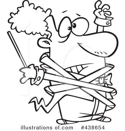 Royalty-Free (RF) Conductor Clipart Illustration by toonaday - Stock Sample #438654