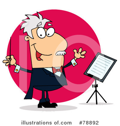 Royalty-Free (RF) Conductor Clipart Illustration by Hit Toon - Stock Sample #78892