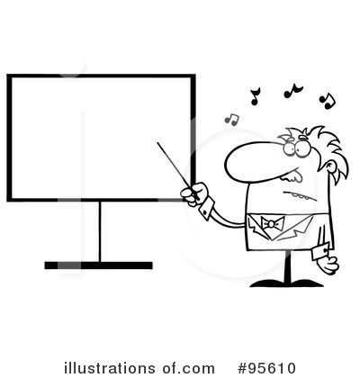 Royalty-Free (RF) Conductor Clipart Illustration by Hit Toon - Stock Sample #95610