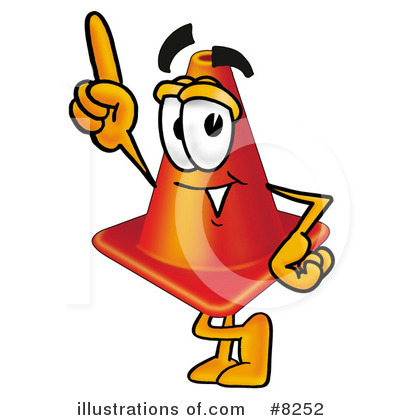 Cone Characters Clipart #8252 by Toons4Biz