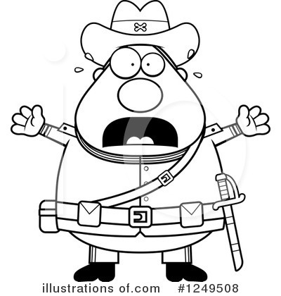 Royalty-Free (RF) Confederate Soldier Clipart Illustration by Cory Thoman - Stock Sample #1249508