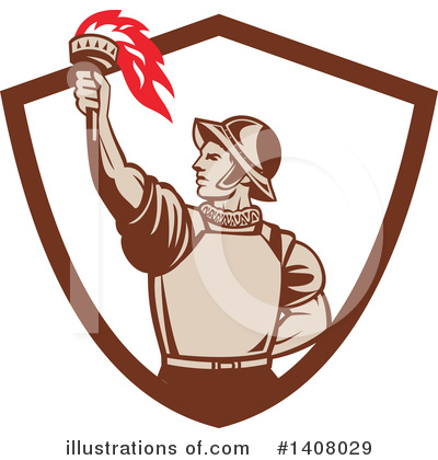 Royalty-Free (RF) Conquistador Clipart Illustration by patrimonio - Stock Sample #1408029