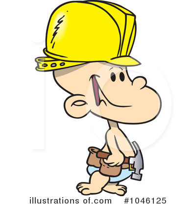 Royalty-Free (RF) Construction Clipart Illustration by toonaday - Stock Sample #1046125