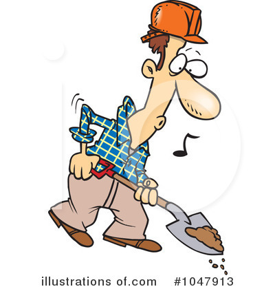 Construction Worker Clipart #1047913 by toonaday