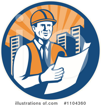 Royalty-Free (RF) Construction Clipart Illustration by patrimonio - Stock Sample #1104360