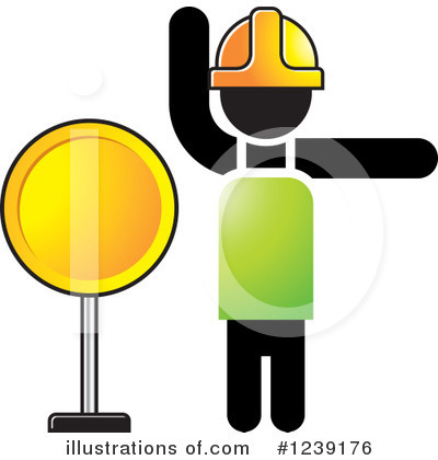 Construction Worker Clipart #1239176 by Lal Perera