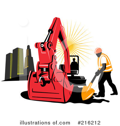 Royalty-Free (RF) Construction Clipart Illustration by patrimonio - Stock Sample #216212