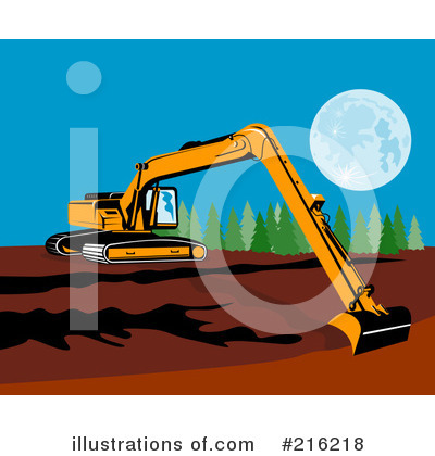 Royalty-Free (RF) Construction Clipart Illustration by patrimonio - Stock Sample #216218