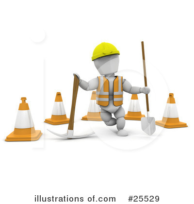 Royalty-Free (RF) Construction Clipart Illustration by KJ Pargeter - Stock Sample #25529