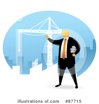 Royalty-Free (RF) Construction Clipart Illustration by Qiun - Stock Sample #87715