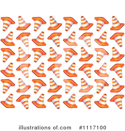 Royalty-Free (RF) Construction Cone Clipart Illustration by Vector Tradition SM - Stock Sample #1117100