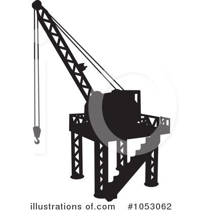 Royalty-Free (RF) Construction Crane Clipart Illustration by Any Vector - Stock Sample #1053062