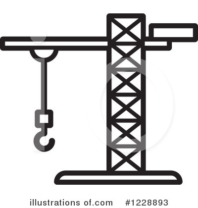 Royalty-Free (RF) Construction Crane Clipart Illustration by Lal Perera - Stock Sample #1228893