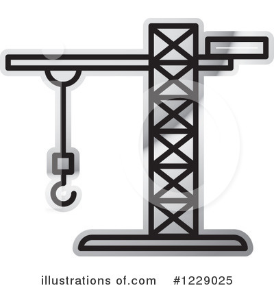 Royalty-Free (RF) Construction Crane Clipart Illustration by Lal Perera - Stock Sample #1229025