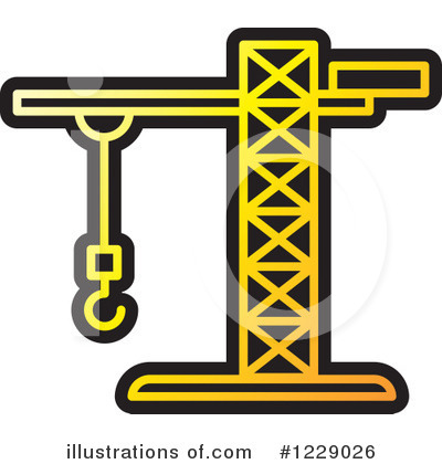 Royalty-Free (RF) Construction Crane Clipart Illustration by Lal Perera - Stock Sample #1229026