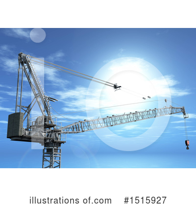 Royalty-Free (RF) Construction Crane Clipart Illustration by KJ Pargeter - Stock Sample #1515927
