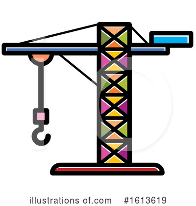 Construction Crane Clipart #1613619 by Lal Perera