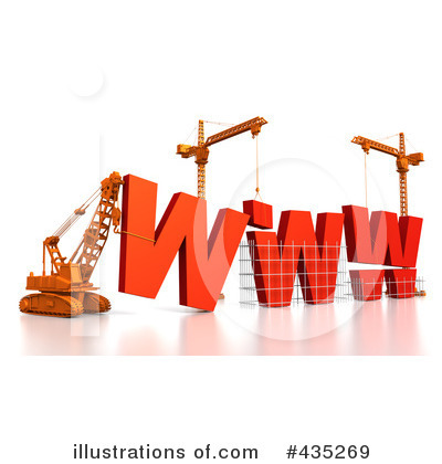 Royalty-Free (RF) Construction Crane Clipart Illustration by Tonis Pan - Stock Sample #435269