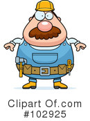 Construction Worker Clipart #102925 by Cory Thoman