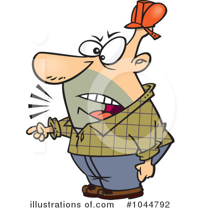 Royalty-Free (RF) Construction Worker Clipart Illustration by toonaday - Stock Sample #1044792