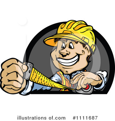 Construction Worker Clipart #1111687 by Chromaco