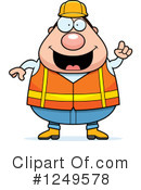 Construction Worker Clipart #1249578 by Cory Thoman