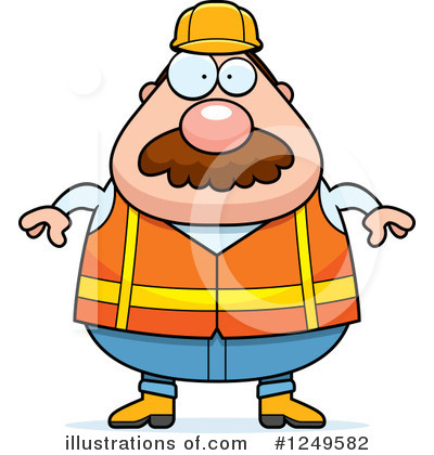 Construction Worker Clipart #1249582 by Cory Thoman