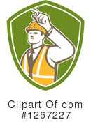 Construction Worker Clipart #1267227 by patrimonio