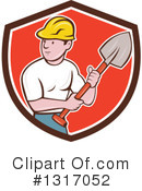 Construction Worker Clipart #1317052 by patrimonio