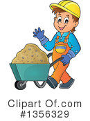 Construction Worker Clipart #1356329 by visekart