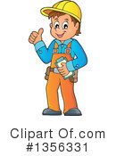 Construction Worker Clipart #1356331 by visekart