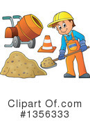 Construction Worker Clipart #1356333 by visekart