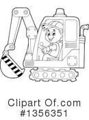 Construction Worker Clipart #1356351 by visekart