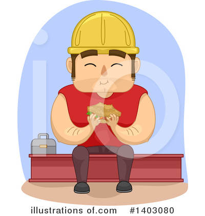 Royalty-Free (RF) Construction Worker Clipart Illustration by BNP Design Studio - Stock Sample #1403080