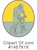 Construction Worker Clipart #1457616 by patrimonio