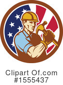 Construction Worker Clipart #1555437 by patrimonio