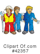 Construction Worker Clipart #42357 by Snowy