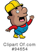 Construction Worker Clipart #94654 by Cory Thoman