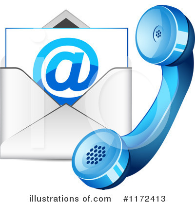 Contact Clipart #1172413 by vectorace