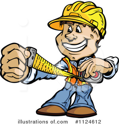 Royalty-Free (RF) Contractor Clipart Illustration by Chromaco - Stock Sample #1124612