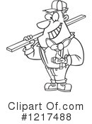 Contractor Clipart #1217488 by toonaday